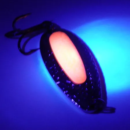 Blue Fox Pixee UV Cuillère, Nickel Martelé/Orange, 24g, UV, #3331