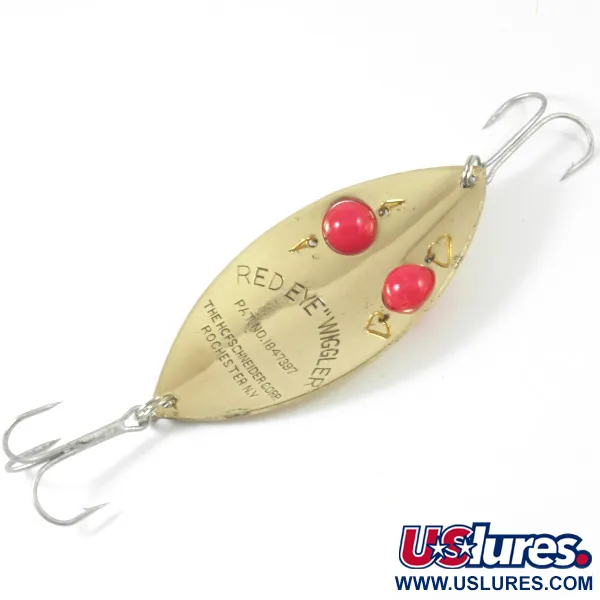 Hofschneider Red Eye Wiggler 3359 Cuillère, Or/Yeux rouges, 25g, #3359