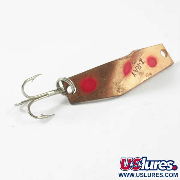 Z-RAY Lures Z-Ray Cuillère, Cuivre, 3.6g, Profil Offset, #3366