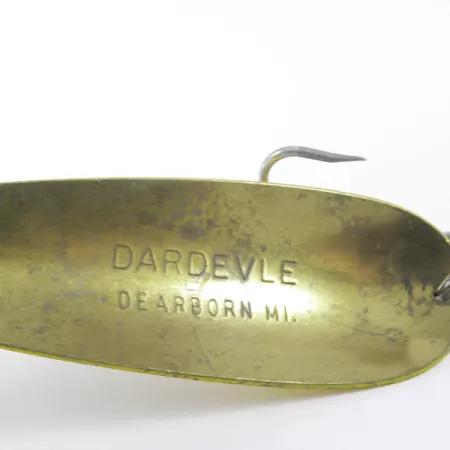 Cuillère Eppinger Dardevle, Five of Diamonds, 28g, Dos Laiton, #3382