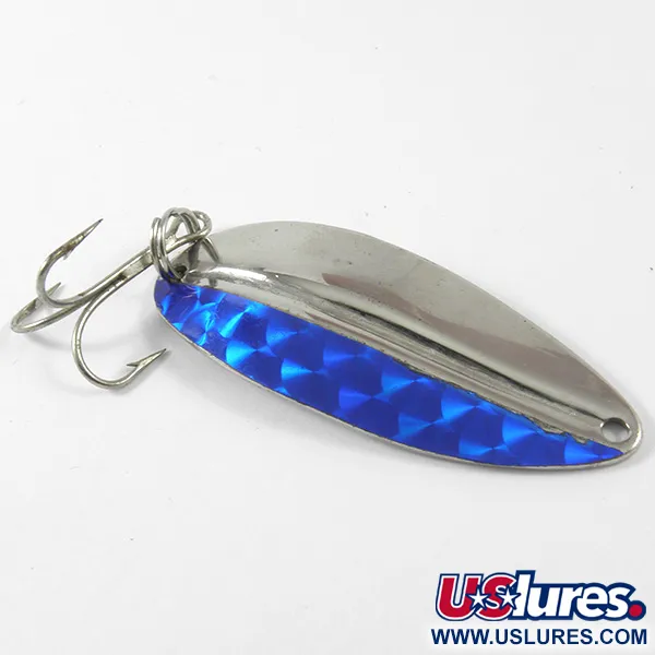 TODDCO Main liner Cuillère, Nickel / Bleu, 12,5g, Vintage, #3395