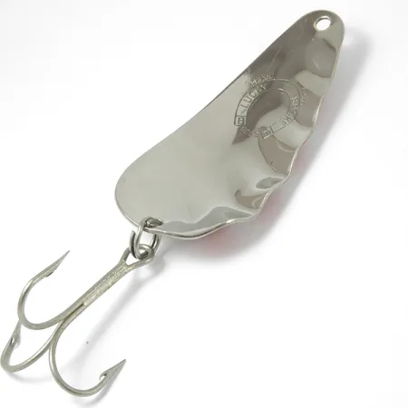 Lucky Strike Nickel Half Wave Cuillère, Nickel/Rouge/Blanc, 14g, #3400