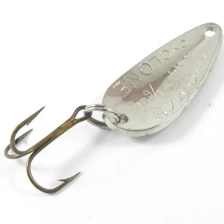 Thomas Cyclone Cuillère, Argent / Rouge, 4.3g, Motif Écailles, #3404