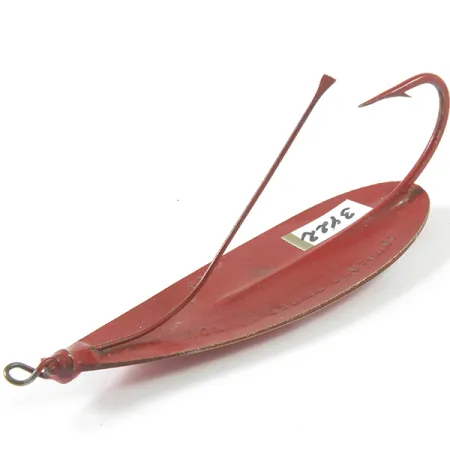 Weedless Johnson Silver Minnow Cuillère, Rouge/Blanc, 14g, Anti-herbe, #3422