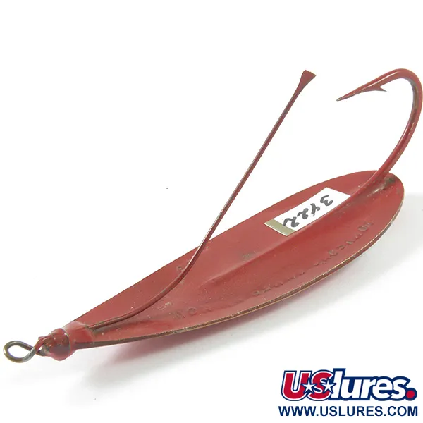 Weedless Johnson Silver Minnow Cuillère, Rouge/Blanc, 14g, Anti-herbe, #3422