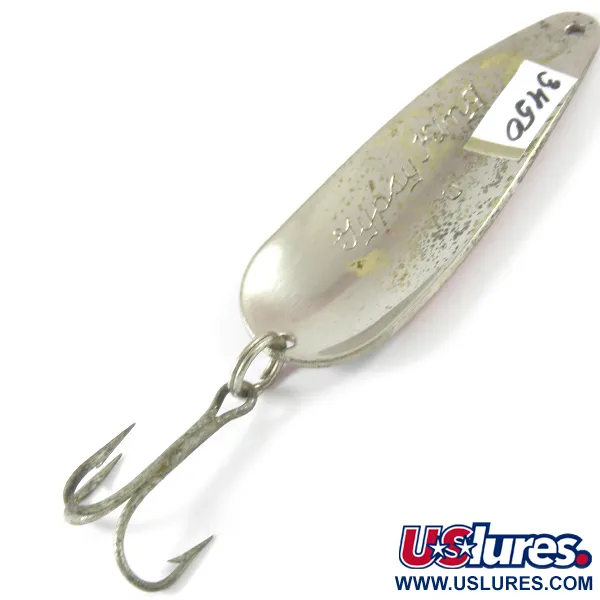 Weller GYPSY KING 0 Cuillère, Rouge/Blanc/Nickel, 11g, Vintage, #3450