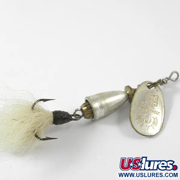 Blue Fox Super Vibrax 0 Foxtail Cuiller, Argent, 3.4g, Plumeau, #3460
