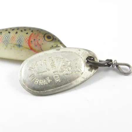 Blue Fox Vibrax Minnow Spin 1 Cuillère, Argent / Truite, 4g, #3462