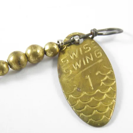 Cuiller Renosky Lures Swiss Swing, Laiton, 1,6g, Motif Écailles, #3463