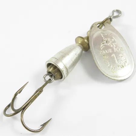 Blue Fox Super Vibrax 1 Cuiller, Argent, 4g, Corps Sonore, #3468