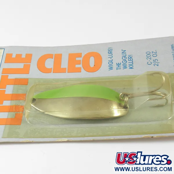 Seneca Little Cleo (Hula Girl) Cuillère, Chartreuse, 14g, #3475