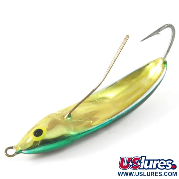 Rapala Minnow Spoon Cuillère, Or / Vert, 10g, Anti-herbe, #3488