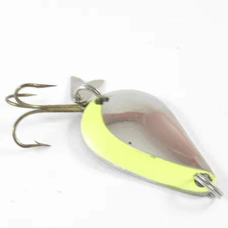 Cuillère Acme K.O. Wobbler, Nickel/Jaune Fluo, 7g, Sonic Tail, #3490