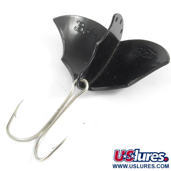 Harrison Industries Baby Bat Cuillère, Noir, 14g, Design Ailé, #3506