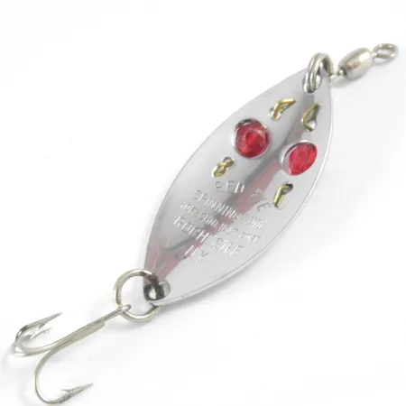 Cuillère Hofschneider Red Eye 3507, Nickel, 6.5g, perles rouges, #3507