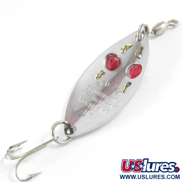 Cuillère Hofschneider Red Eye 3507, Nickel, 6.5g, perles rouges, #3507