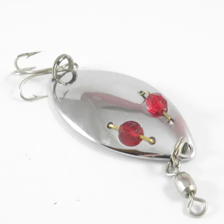 Cuillère Hofschneider Red Eye 3507, Nickel, 6.5g, perles rouges, #3507