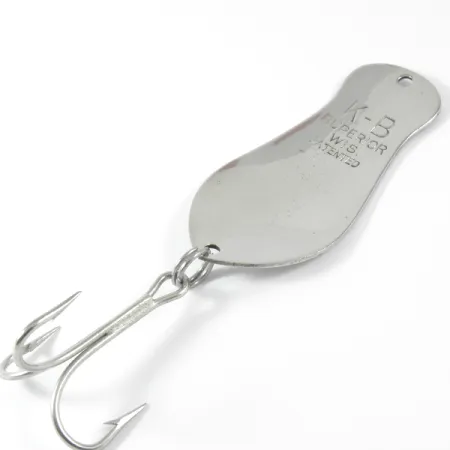K-B Bait K-B Spoon 2 Cuillère, Nickel, 14g, Vintage USA, #3509
