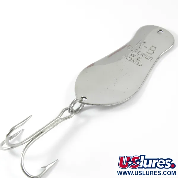 K-B Bait K-B Spoon 2 Cuillère, Nickel, 14g, Vintage USA, #3509