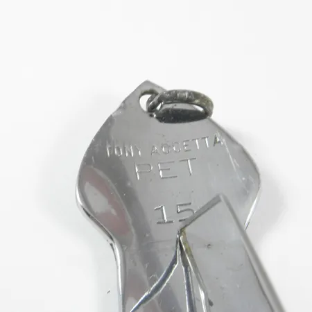 Tony Accetta Pet Spoon 15 Cuillère, Nickel, 14g, Anti-herbe, #3511