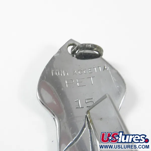 Tony Accetta Pet Spoon 15 Cuillère, Nickel, 14g, Anti-herbe, #3511