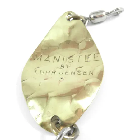 Luhr Jensen Manistee 3 Cuillère, Or, 9g, Martelée, #3522