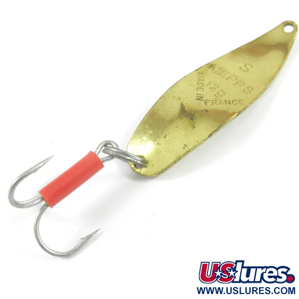 Mepps Syclops 1 Cuillère Ondulante, Or, 12g, Motif Écailles, #3527