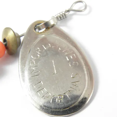 IMPORTACIONES DEPORTIVAS 1 Cuillère tournante, Nickel, 3,5g, Corps laiton, #3558