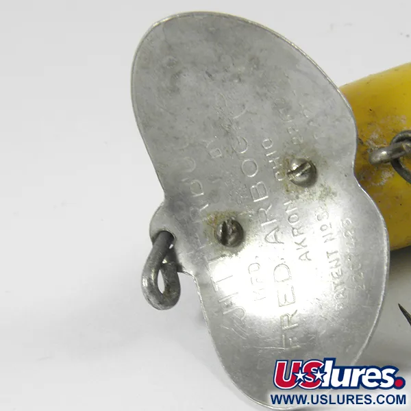 Fred Arbogast Jitterbug Jointed Leurre Surface, Perche, 10g, #3590