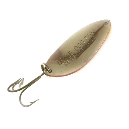 Eppinger Dardevle Devle Dog 7700 Cuiller, Rouge/Blanc, 14g, #3608