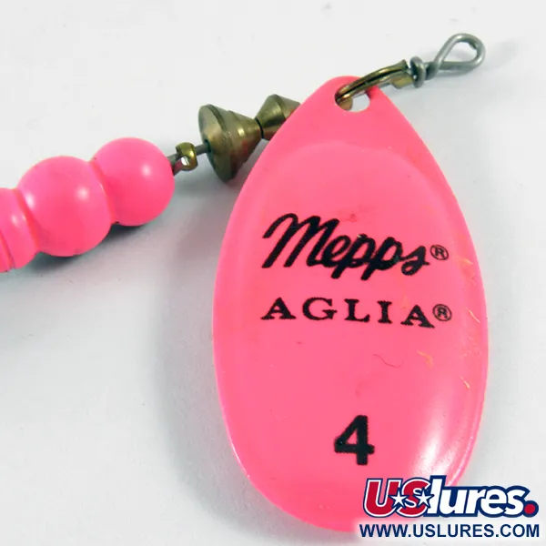 Mepps Aglia 4 Cuiller, Hot Pink, 9g, Haute Visibilité, #3610