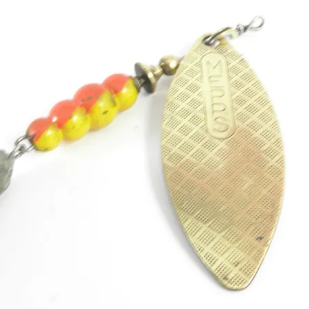 Mepps Aglia Long Mino Cuiller, Laiton, 30g, Feuille de Saule, #3621