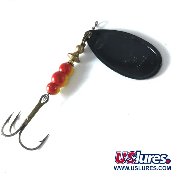 Mepps Aglia 4 Cuillère Tournante, Noir, 9g, Palette Ovale, #3633