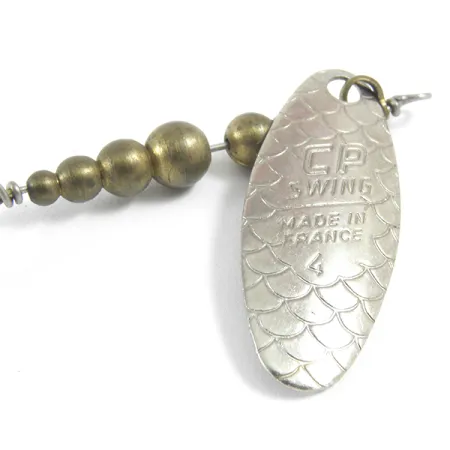 C.P. Swing CP-Swing 4 Cuiller, Nickel/Laiton, 4,7g, Motif Écailles, #3636