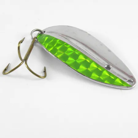 Cuiller TODDCO Main liner, Nickel / Vert, 11g, Nid d'abeille, #3670