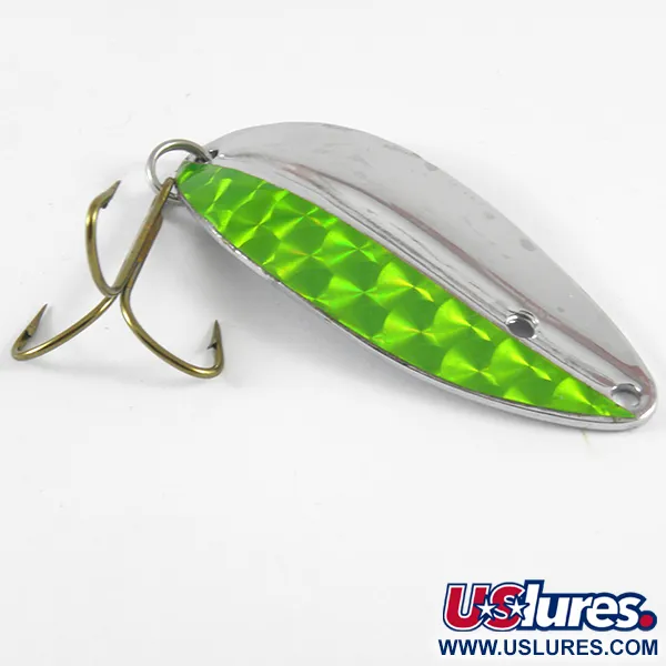 Cuiller TODDCO Main liner, Nickel / Vert, 11g, Nid d'abeille, #3670