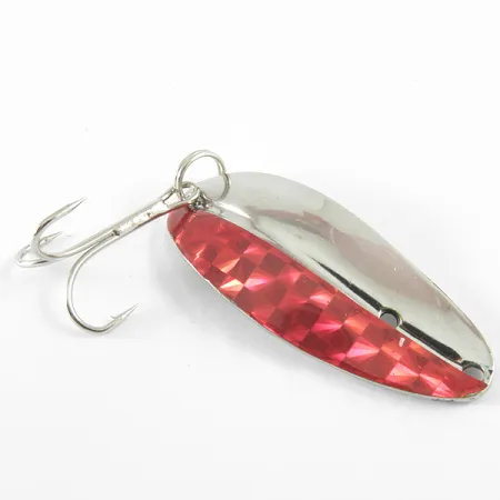 Cuillère TODDCO Main liner, Nickel / Rouge, 11g, Split-Finish, #3684