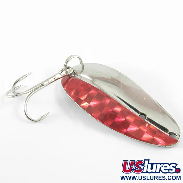 Cuillère TODDCO Main liner, Nickel / Rouge, 11g, Split-Finish, #3684