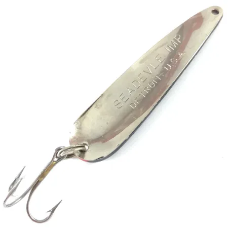 Dardevle Seadevle Imp Cuiller, Noir/Blanc/Nickel, 28g, USA, #3686