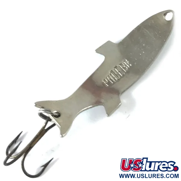 Acme Phoebe Cuillère, Nickel / Bleu, 5,5g, Forme Anatomique, #3687