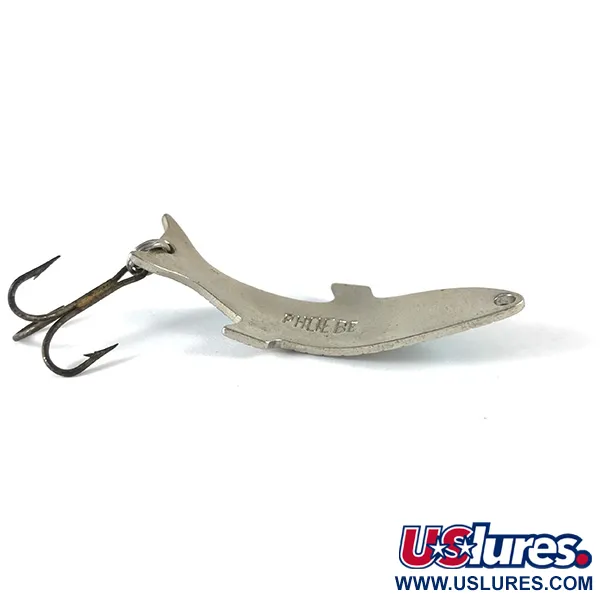 Acme Phoebe Cuillère, Nickel / Bleu, 5,5g, Forme Anatomique, #3687