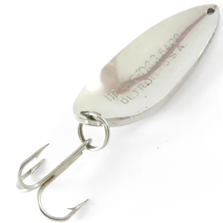 Dardevle Devle Dog 5400 Cuiller, Nickel, 18g, Estampillage Detroit, #3710