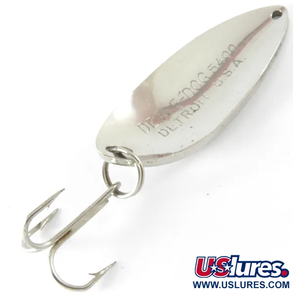 Dardevle Devle Dog 5400 Cuiller, Nickel, 18g, Estampillage Detroit, #3710