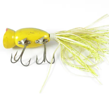 Fred Arbogast Hula Popper, Tiger, 14g, Jupe Caoutchouc, #3721