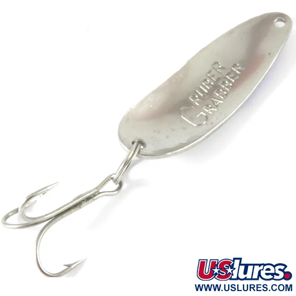 Weaver Lure Ruber Grabber Cuillère, Nickel/Bleu, 7g, Hologramme, #3729