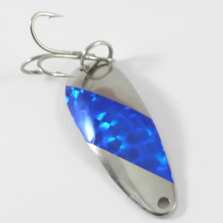 Weaver Lure Ruber Grabber Cuillère, Nickel/Bleu, 7g, Hologramme, #3729