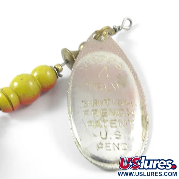 Cuiller Mepps Aglia 4 dressed, Argent, 10g, Poil d'écureuil, #3742