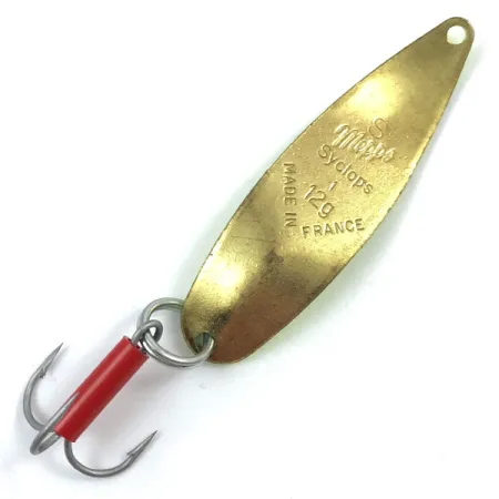 Mepps Syclops 1 Cuillère Ondulante, Chartreuse / Or, 12g, Forme S, #3761