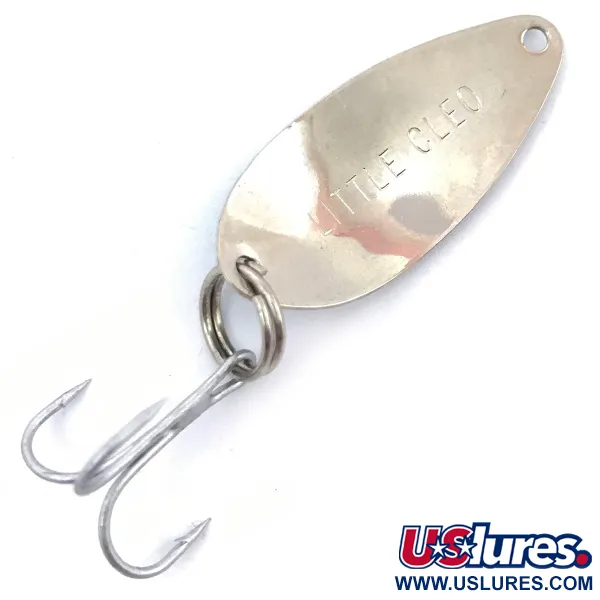 Acme Little Cleo Cuillère Traîne, Nickel / Vert, 1.8g, Bicolore, #3770