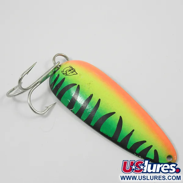 Eppinger Dardevle Cuiller, FireTiger, 28g, Laiton Poli, #3776